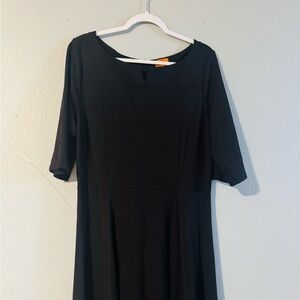 Chic Black Long Sleeve Dress